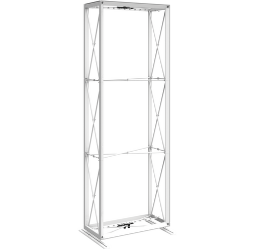 2.5ft x 8ft Embrace Backlit Push-Fit Tension Fabric Display (Hardware Only)