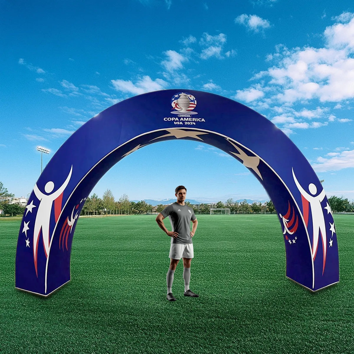 Eurofit Fabric Giant Arch 197x110x36 inches
