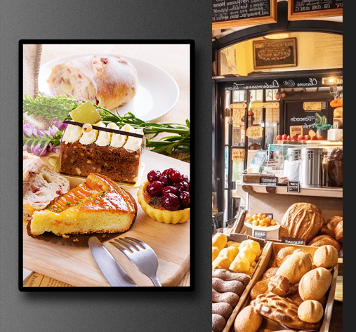 Super Slim Double-Sided LED Lightbox – Tempered Glass