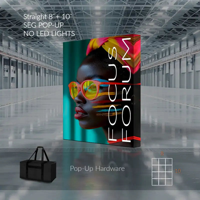 SEG Pop Up Display Stand 8x10 FT