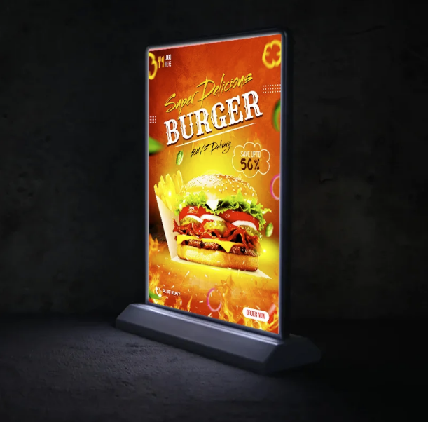 Tabletop / Desktop LED Lightbox – Double-Sided – 123Displays