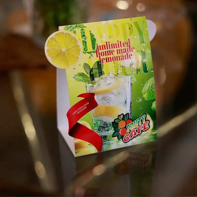 Table Tents – Perfect for Promotions and Menus