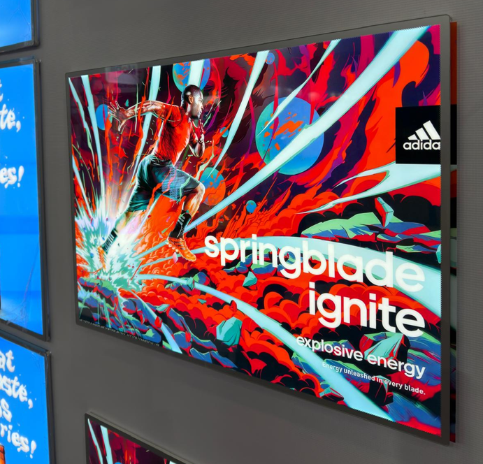 Super Slim Wall LED Lightbox – Tempered Glass