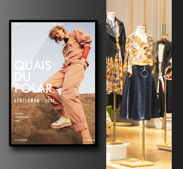 Super Slim Double-Sided LED Lightbox – Tempered Glass