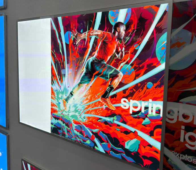 Super Slim Wall LED Lightbox – Tempered Glass