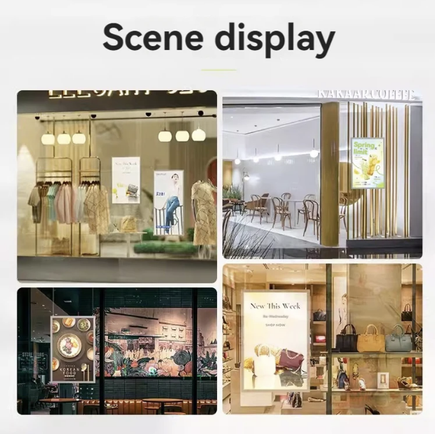 Super Slim Double-Sided LED Lightbox – Tempered Glass