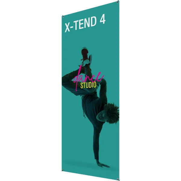 31.5in x 78.75in X-TEND 4 Spring Back Banner Stands