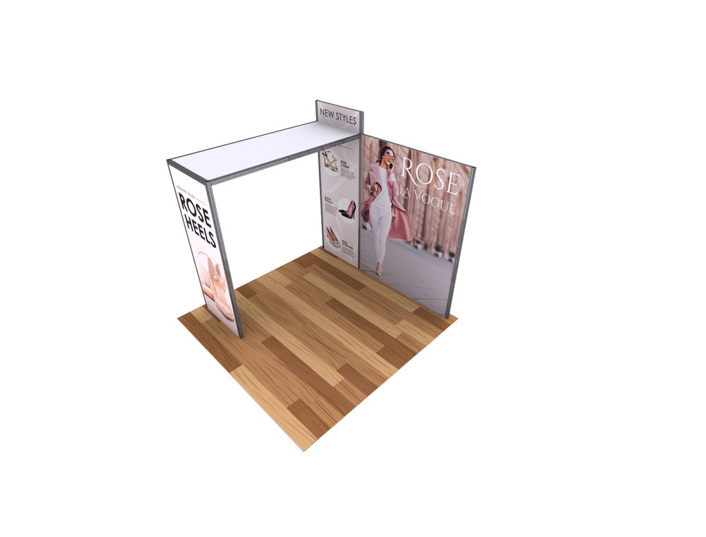 Alpine Container Display Alpine Booth A - Graphic Package (Stretch Fabric, SEG) – 123Displays