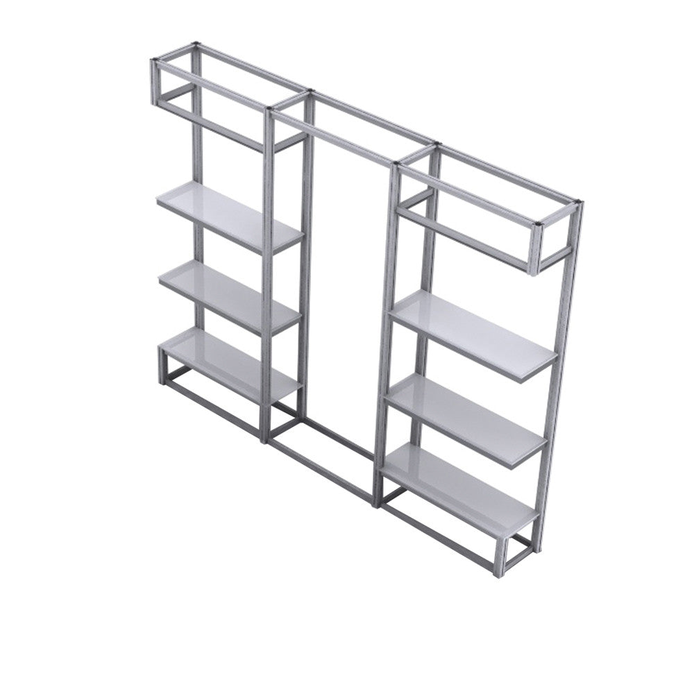 Alpine Container Display Alpine Booth - Configuration D - Frame Only – 123Displays