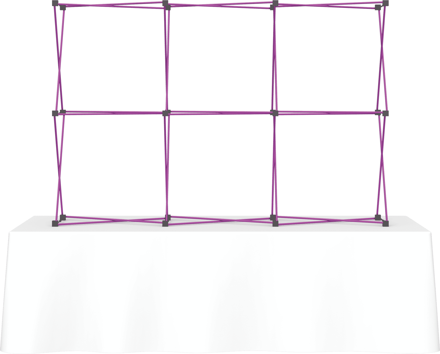 8ft (3x2) Coyote Straight Tabletop Frame (Hardware Only)
