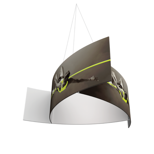14ft x 2ft Formulate Master 3D Hanging Structure Pinwheel Single-Sided w/ Open Bottom (Graphic Package)