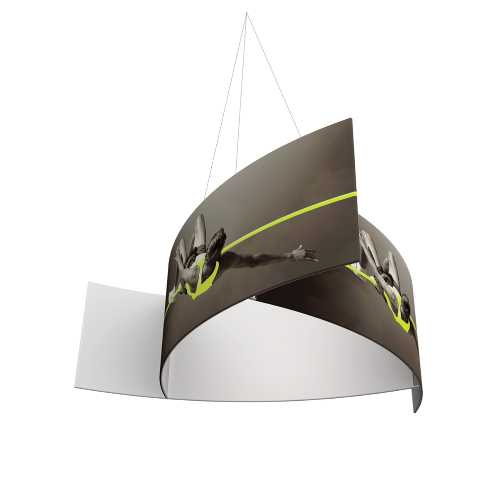 20ft x 6ft Formulate Master 3D Hanging Structure Pinwheel Single-Sided w/ Open Bottom (Graphic Package)