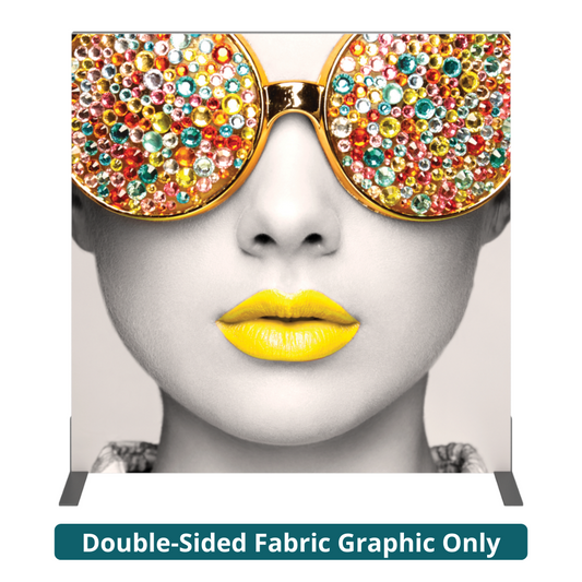 4ft x 4ft Vector Frame Square 02 Fabric Banner Display Double-Sided Fabric (Graphic Only)