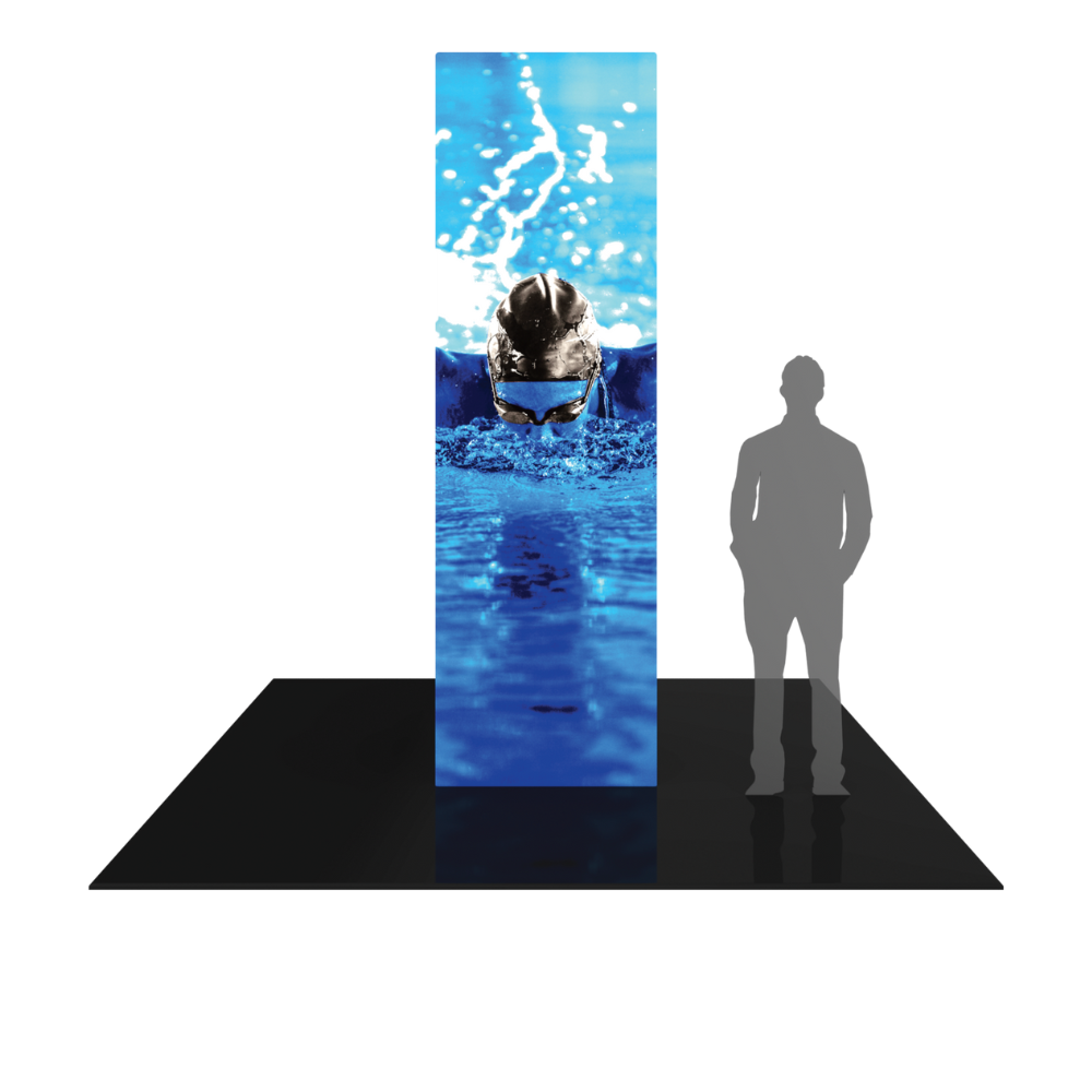10ft Formulate Backlit Four-Sided Tower 02 Tension Fabric Structure (G ...
