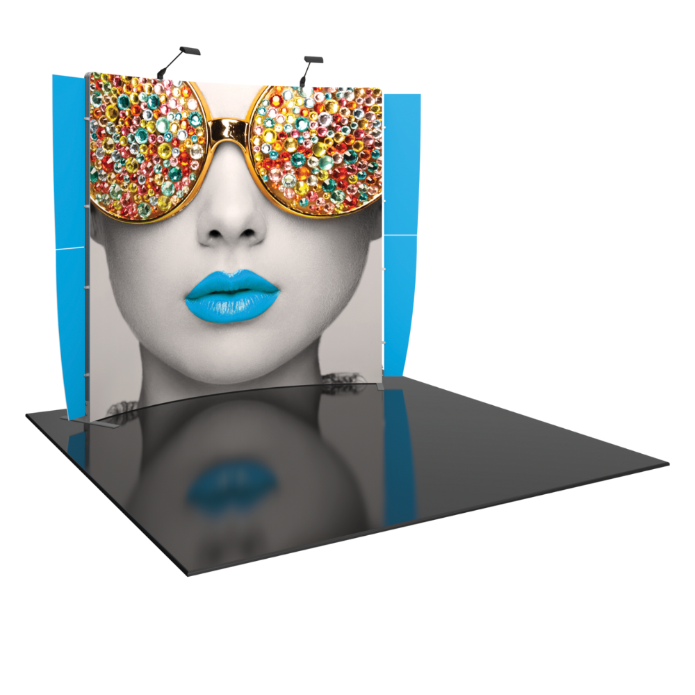 10ft x 10ft Vector Frame Master Modular Backwall Kit 09 (Graphic Package)