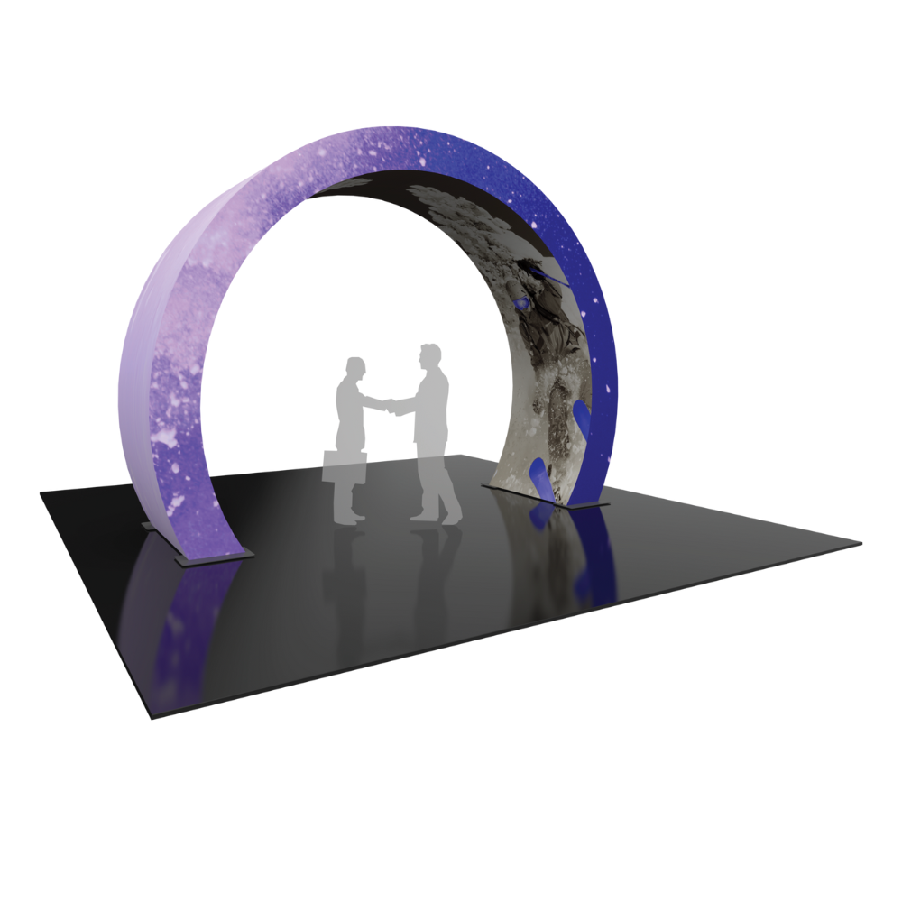 12.5ft Formulate Arch 06 Tension Fabric Structure (Graphic Package)