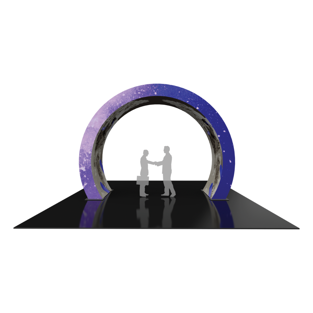 12.5ft Formulate Arch 06 Tension Fabric Structure (Graphic Package)