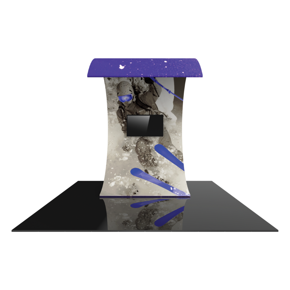 8ft x 11.5ft Formulate Surf Wall Tension Fabric Structure (Graphic Only)