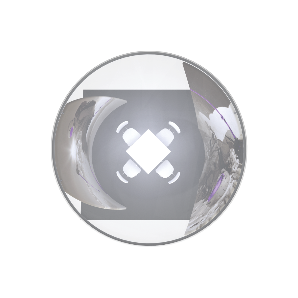 9ft x 9ft Formulate Conference Wall Tension Fabric Structure Double-Sided Only (Graphic Only)