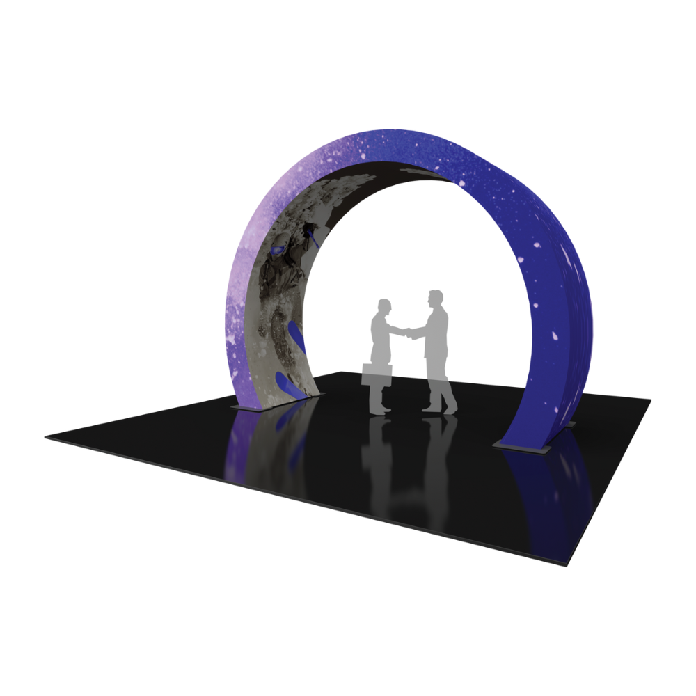 12.5ft Formulate Arch 06 Tension Fabric Structure (Graphic Package)