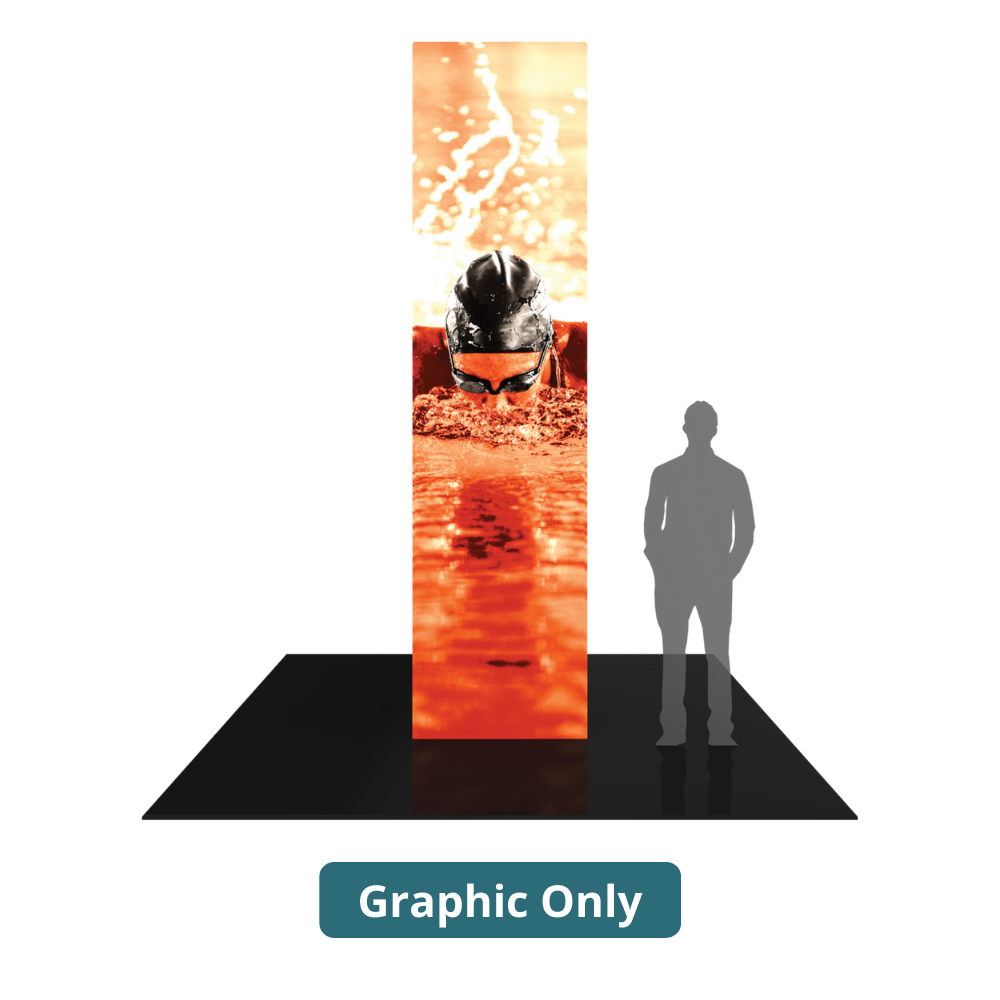 12ft Formulate Backlit Four-Sided Tower 01 Tension Fabric Structure (G ...