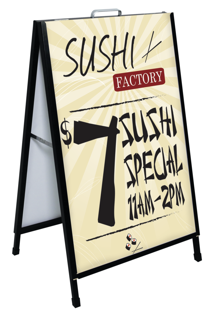 Ace Eco Outdoor Sign Stand Single-Sided (PVC Graphic Package) – 123Displays