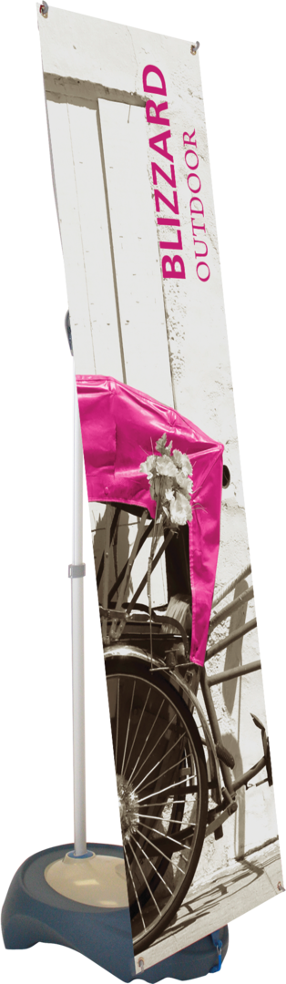40in x 57in Blizzard Adjustable Outdoor Banner Stand (Graphic Only)