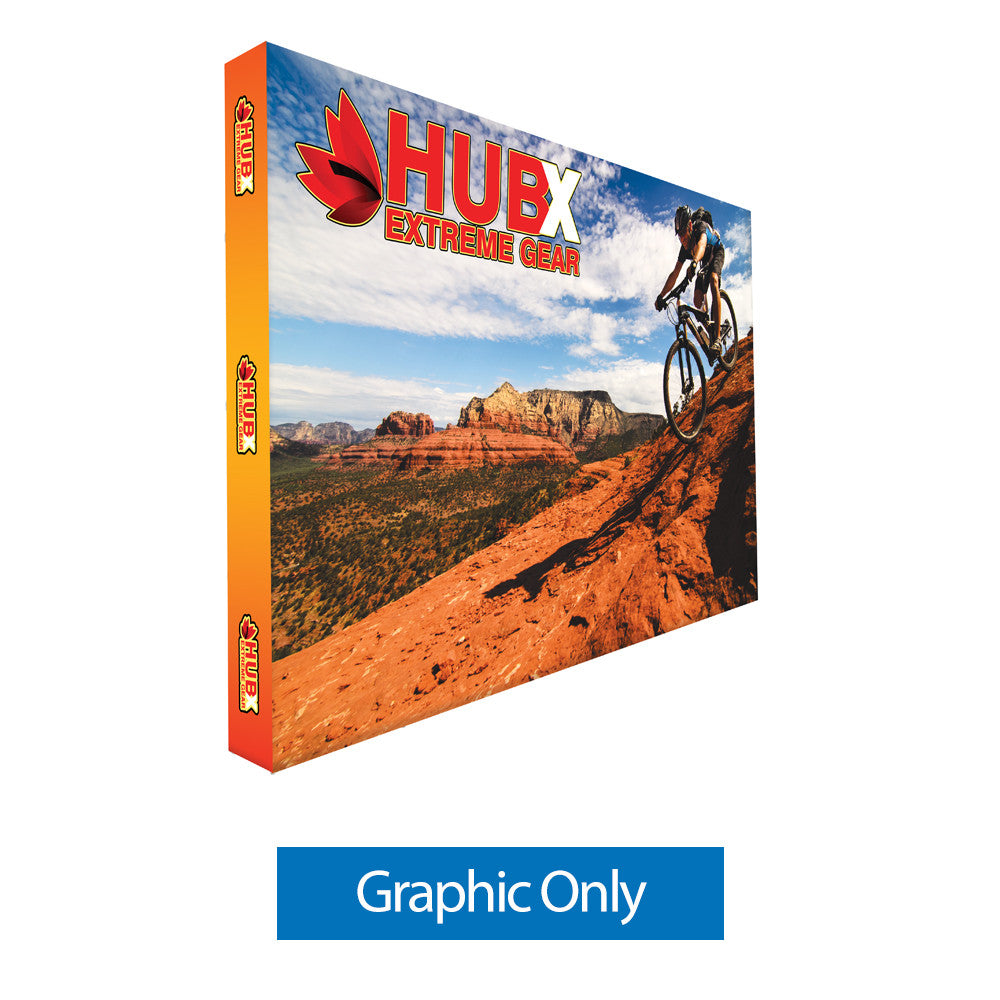 Rpl Graphics 15 x 10 ft. RPL Fabric Pop Up Display Straight With Endcaps (Graphic O ...