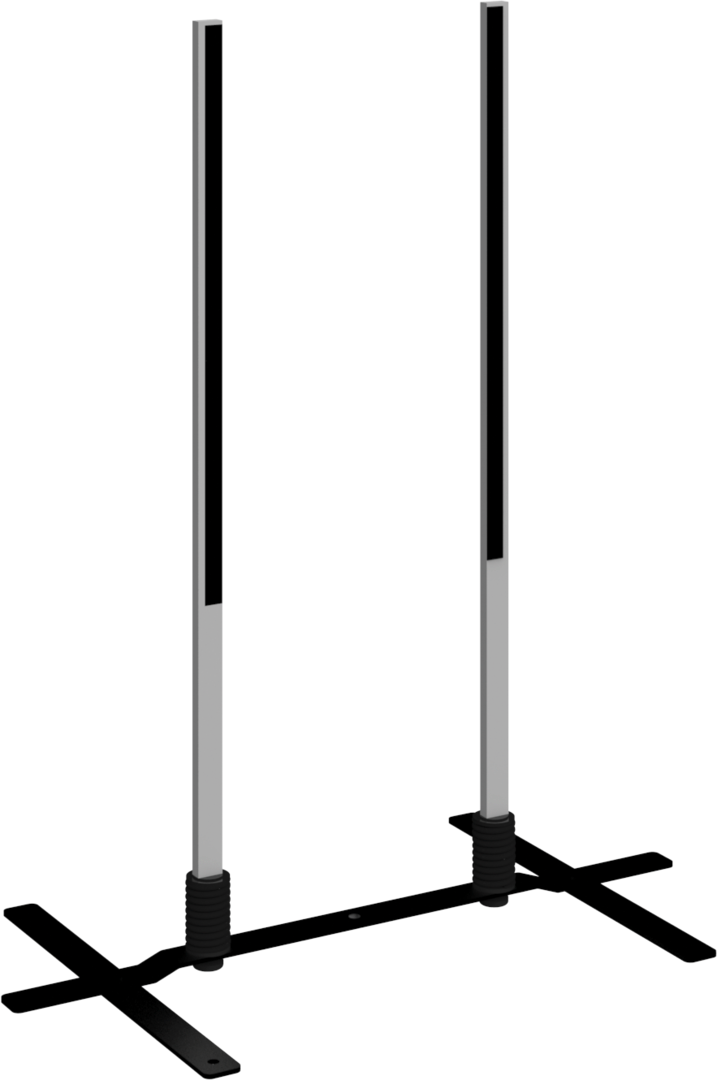 6ft Contour Outdoor Sign Bottle Plate Base Single-Sided (Graphic Package)