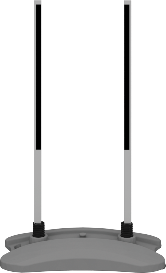 6ft Contour Outdoor Sign Bottle Water Base (Hardware Only)