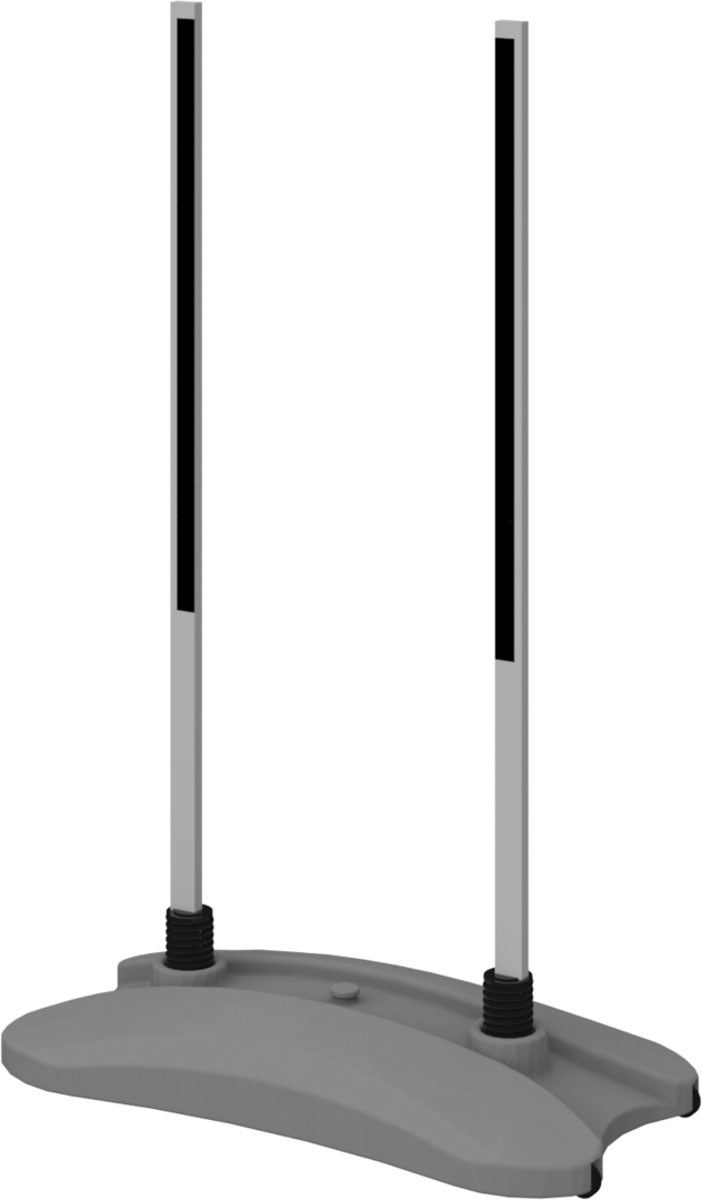 3ft Contour Outdoor Sign Circle Water Base (Hardware Only)