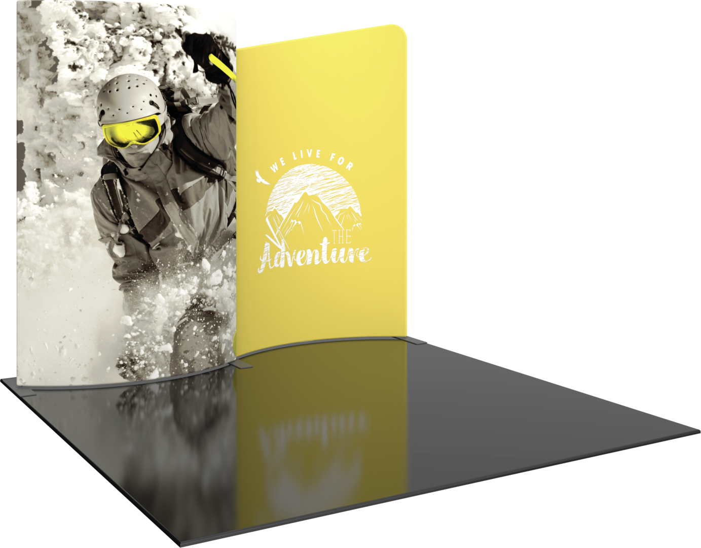 10ft Formulate Designer Series Kit 03 Fabric Backwall (Graphic Package)