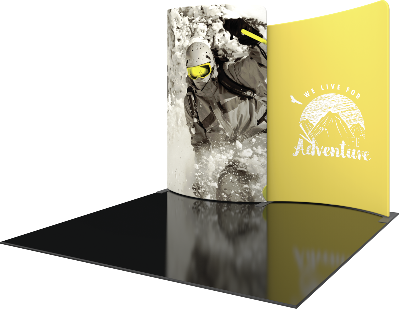 10ft Formulate Designer Series Kit 03 Fabric Backwall (Graphic Package)