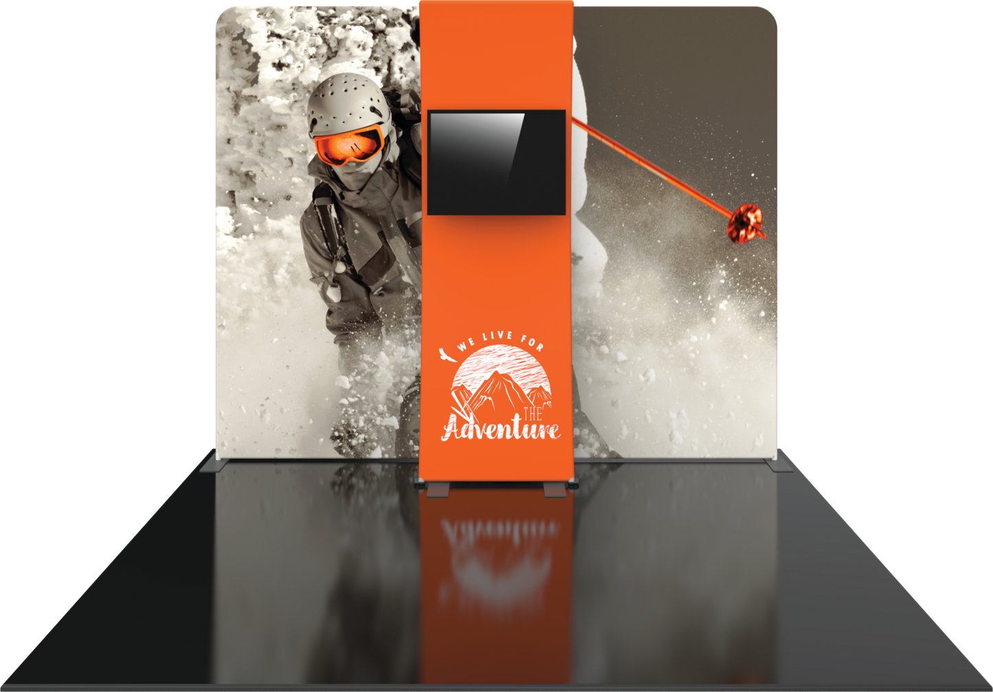 10ft Formulate Designer Series Kit 06 Fabric Backwall (Graphic Only)