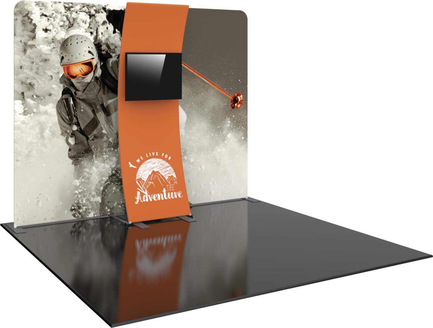 10ft Formulate Designer Series Kit 06 Fabric Backwall (Graphic Only)