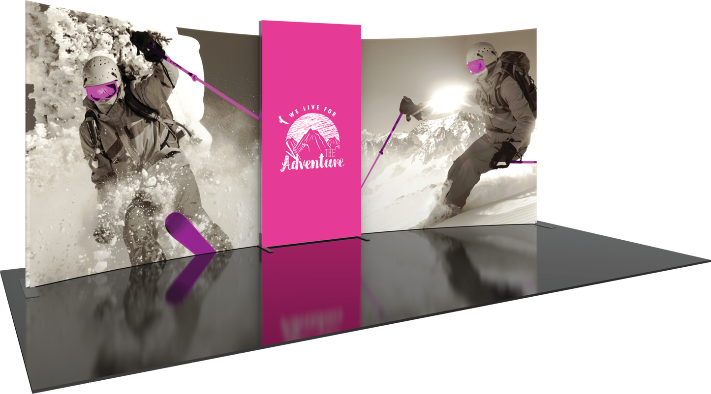 20ft Formulate Designer Series Kit 02 Fabric Backwall (Graphic Only)