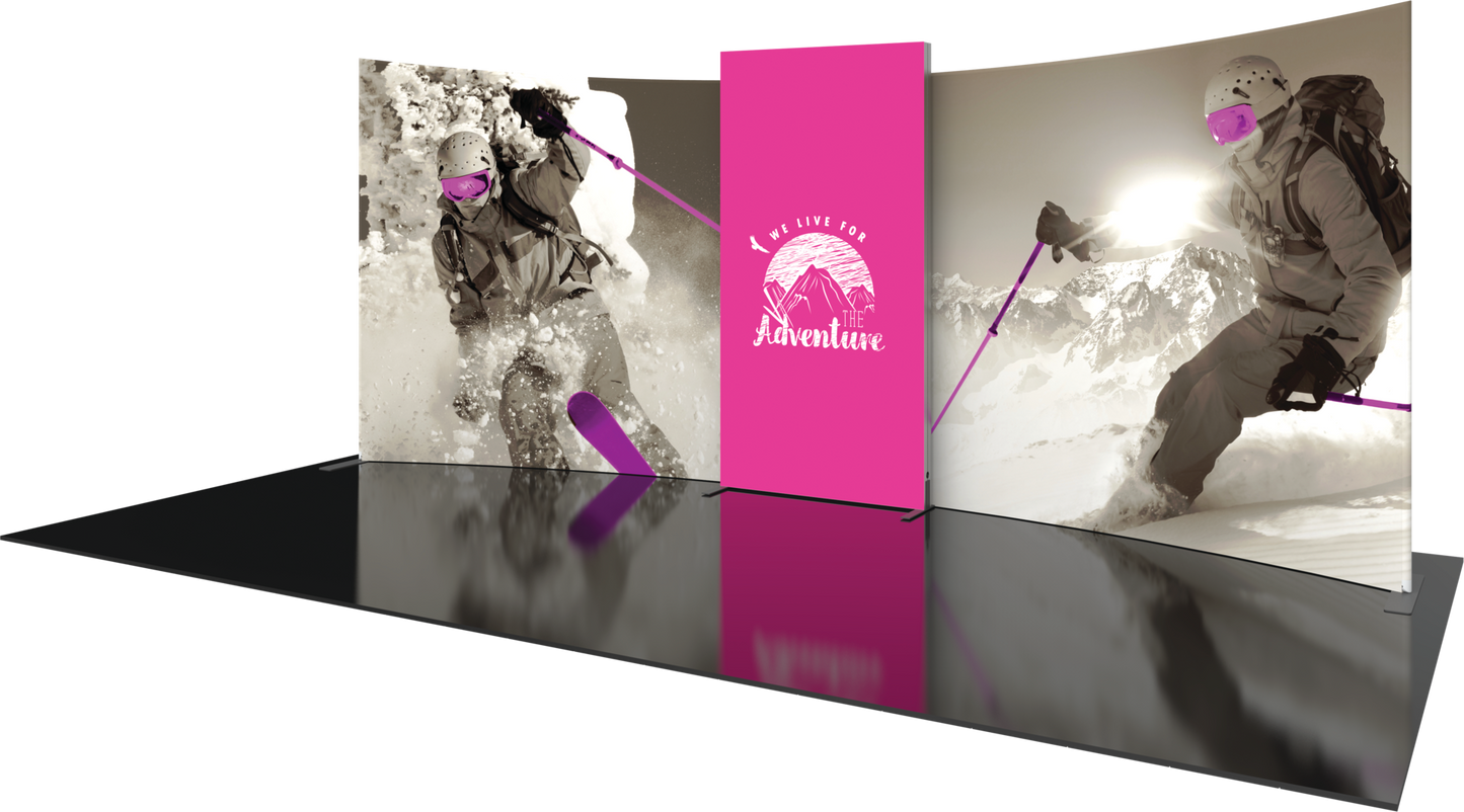 20ft Formulate Designer Series Kit 02 Fabric Backwall (Graphic Package)