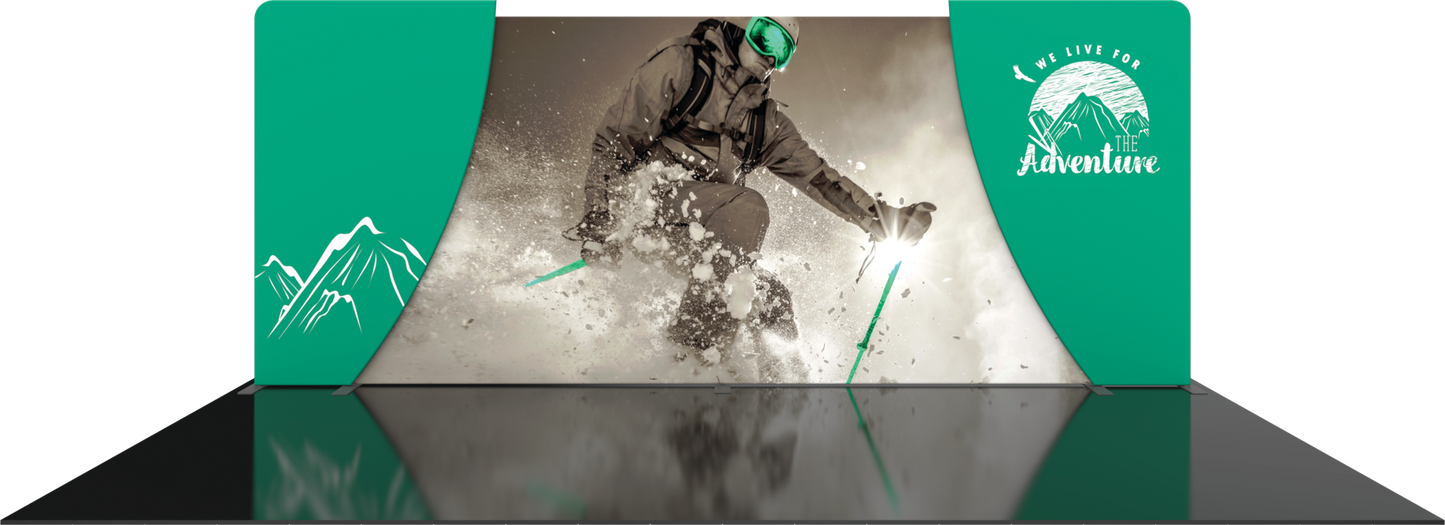 20ft Formulate Designer Series Kit 04 Fabric Backwall (Graphic Package)