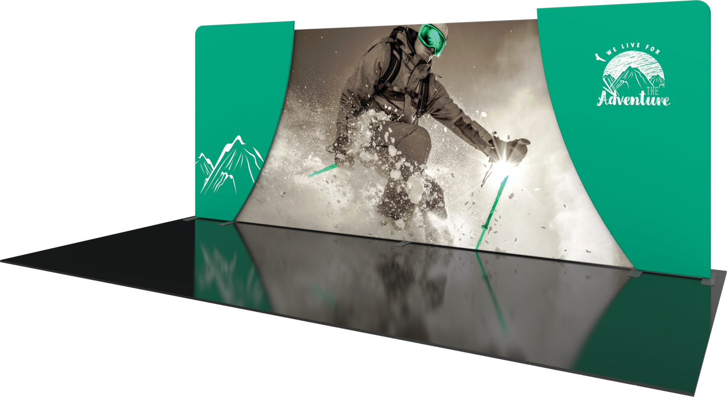 20ft Formulate Designer Series Kit 04 Fabric Backwall (Graphic Package)