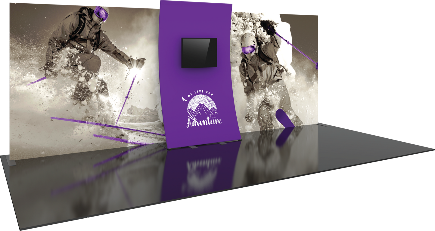 20ft Formulate Designer Series Kit 05 Fabric Backwall (Graphic Only)