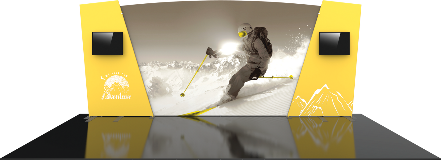 20ft Formulate Designer Series Kit 06 Fabric Backwall (Graphic Package)