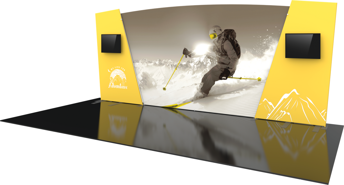 20ft Formulate Designer Series Kit 06 Fabric Backwall (Graphic Only)