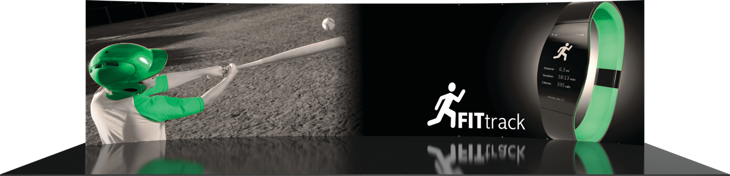 30ft Formulate Designer Series Kit 03 Fabric Backwall (Graphic Only)