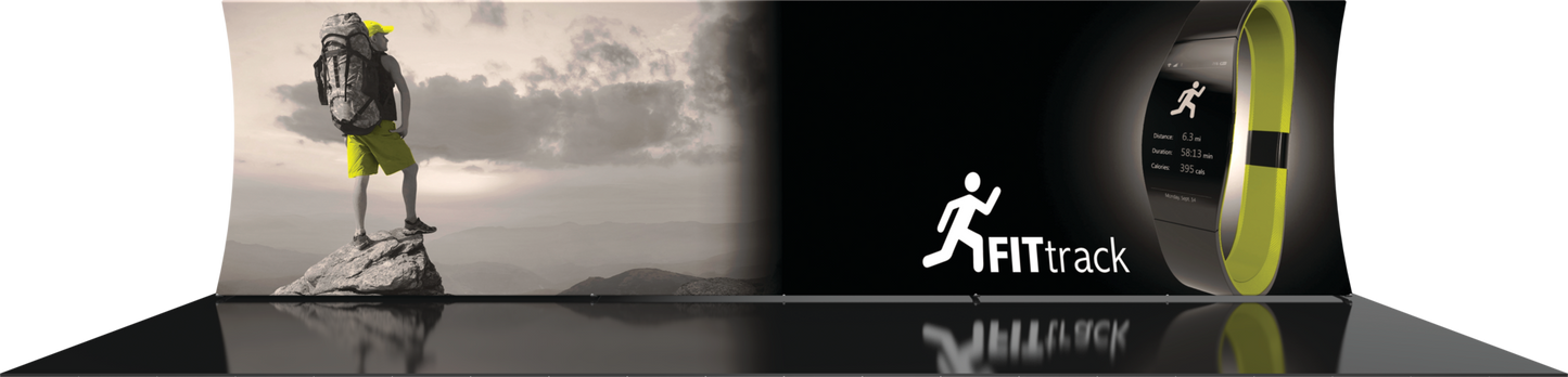 30ft Formulate Designer Series Kit 04 Fabric Backwall (Graphic Package)