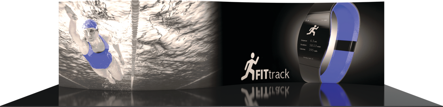 30ft Formulate Designer Series Kit 06 Fabric Backwall (Graphic Only)