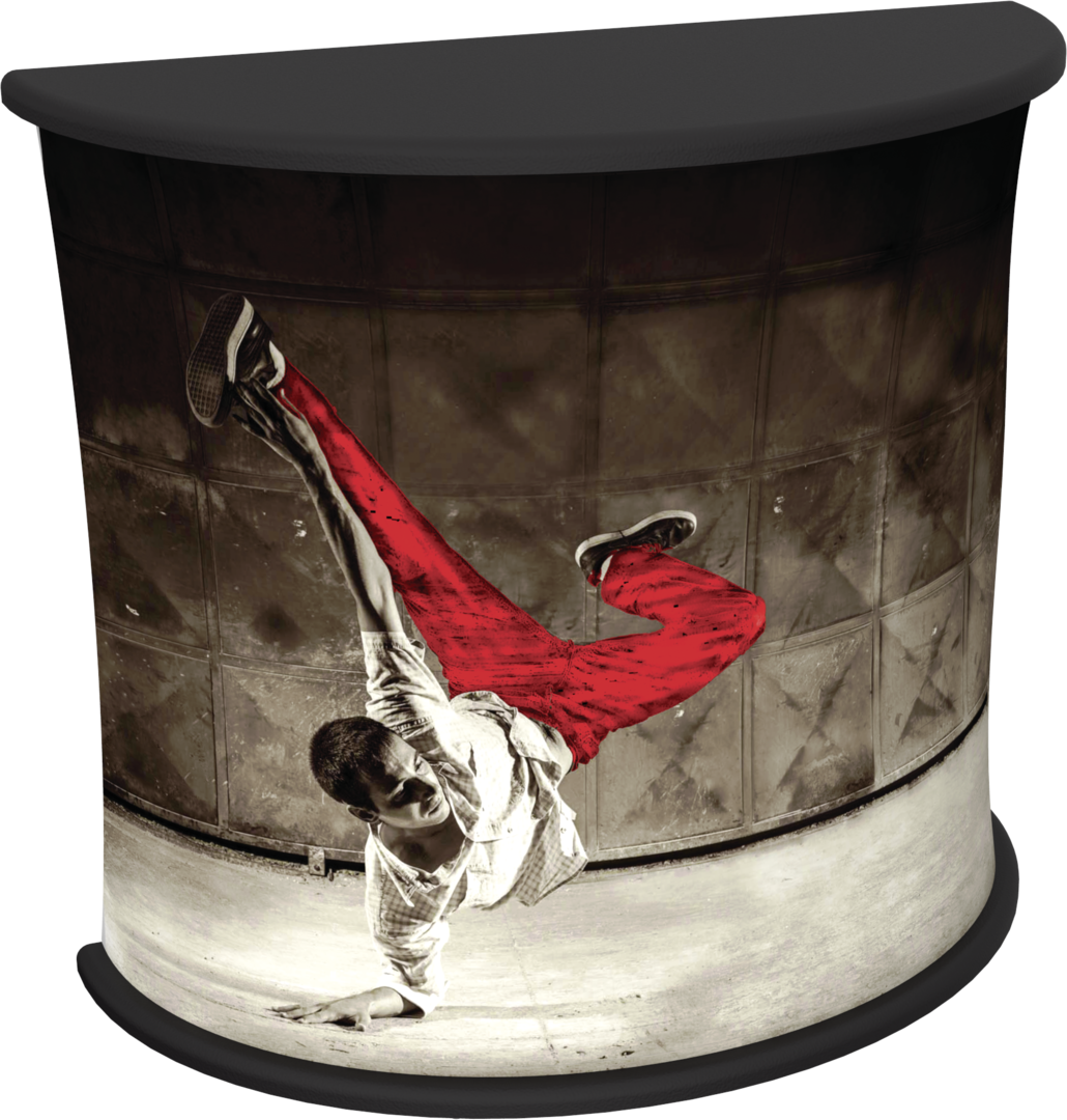 3.5ft Formulate Half Moon Counter (Graphic Package)