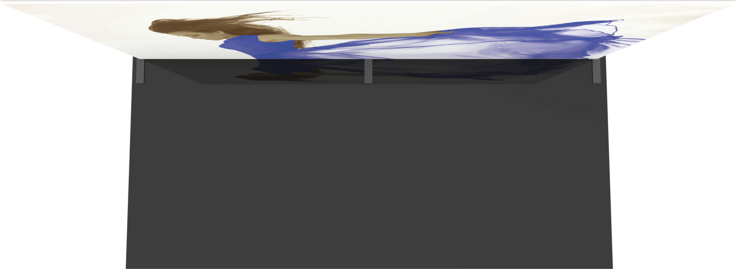 20ft x 10ft Formulate Master Straight Fabric Backwall Single-Sided Graphic w/ Backer (Graphic Package)