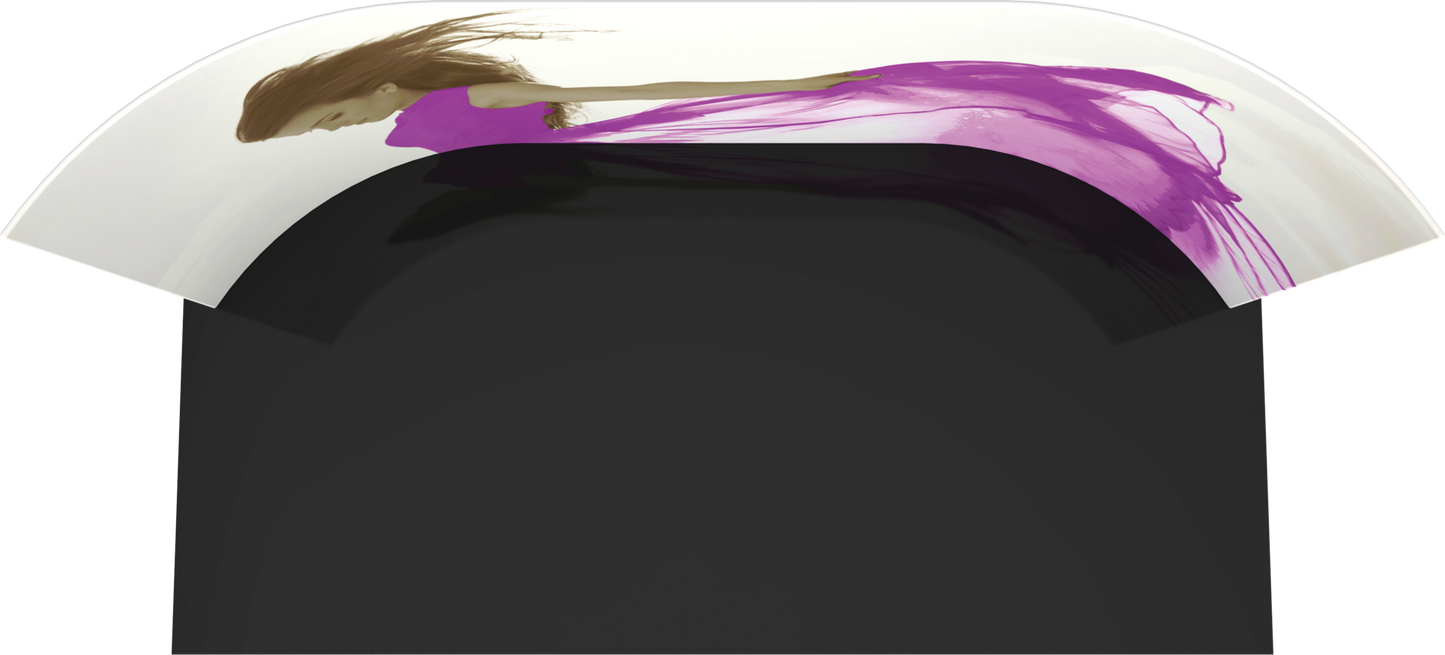 20ft Formulate Master WH1 Horizontal Curve Fabric Backwall (Graphic Package)