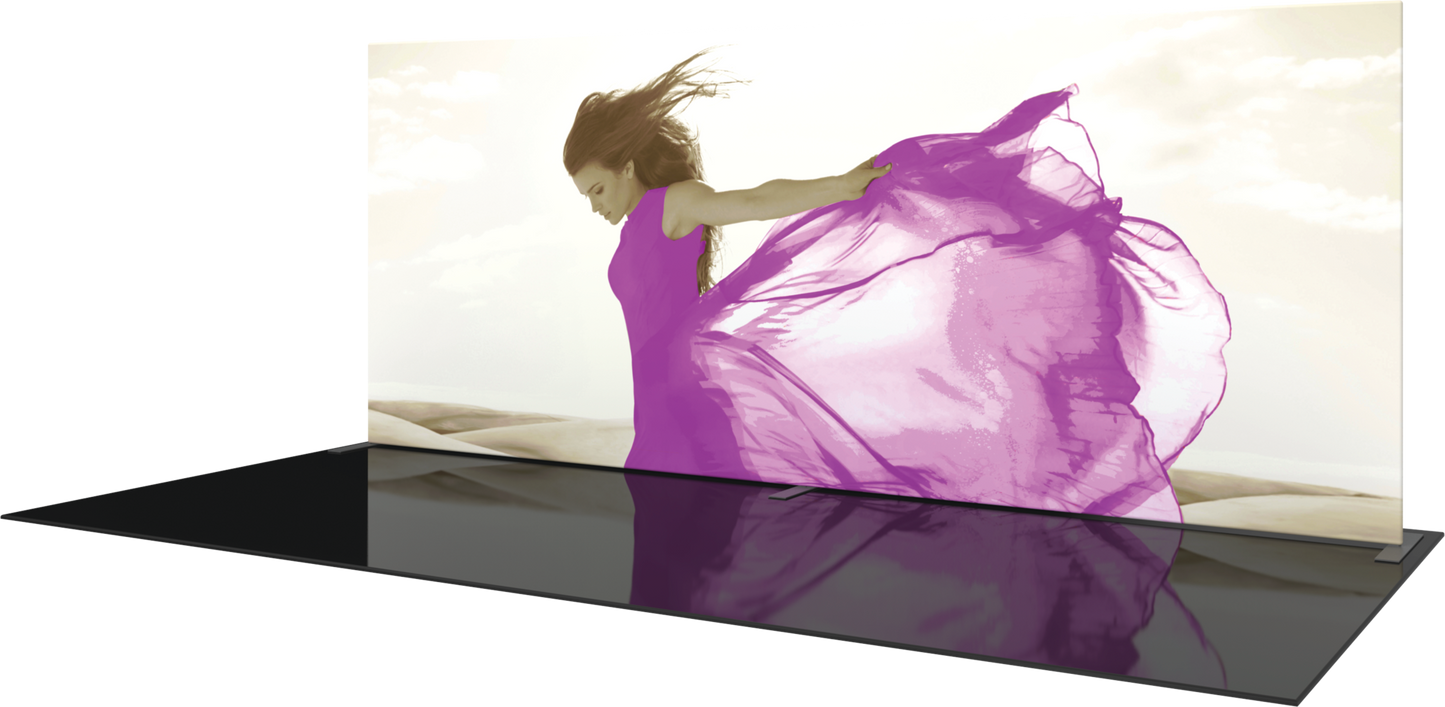 20ft x 8ft Formulate Master WS1 Straight Frame Fabric Backwall Double-Sided (Graphic Package)