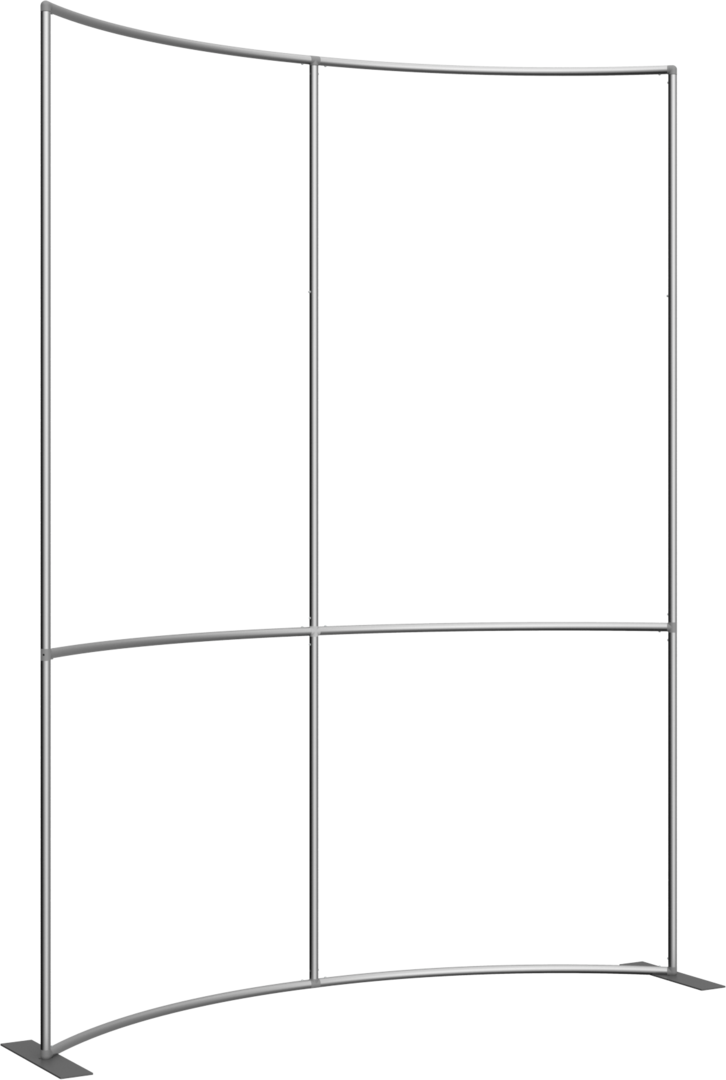 8ft x 10ft Formulate Master Horizontal Curve Fabric Backwall Graphic w/ Backer (Graphic Only)